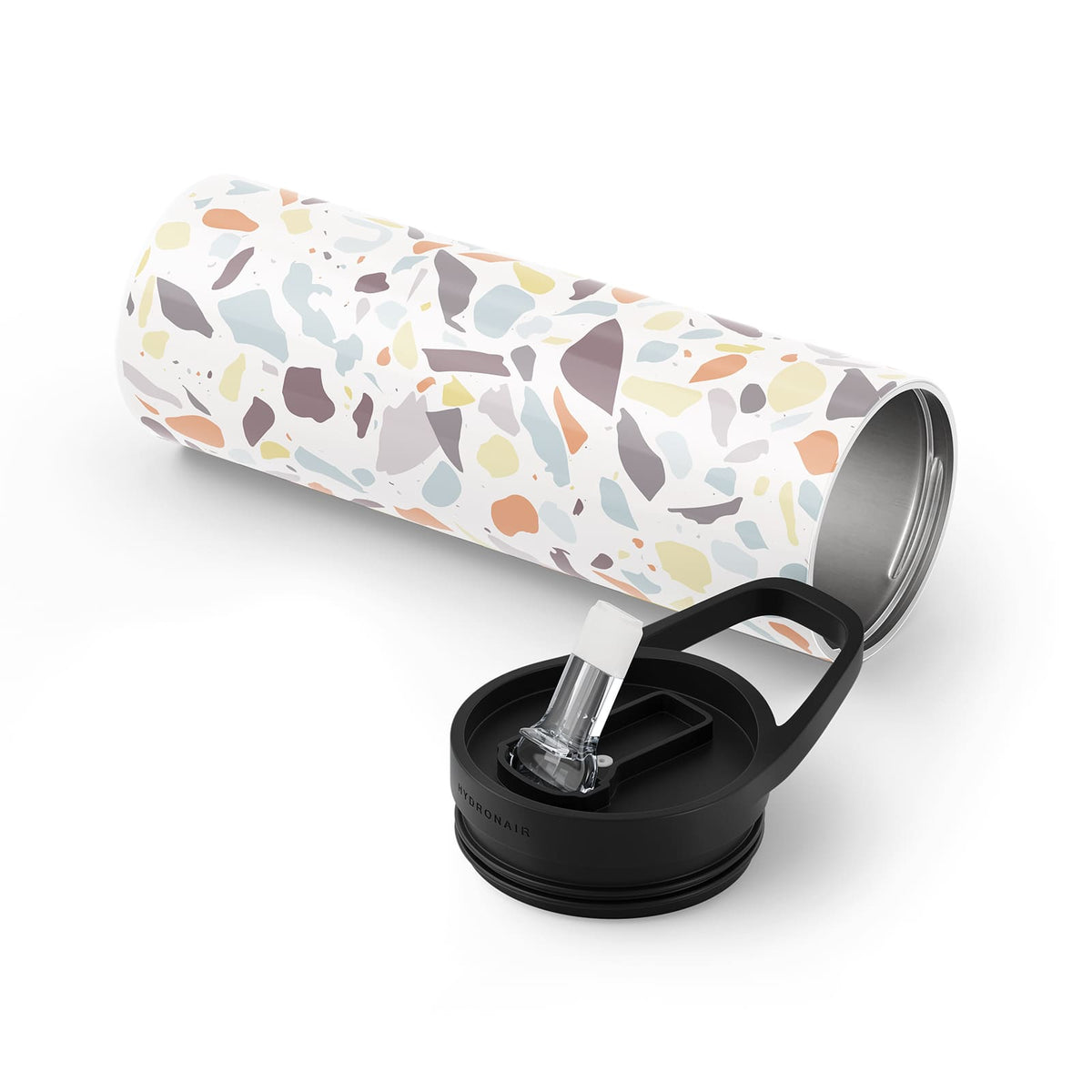 Grey Terrazzo 560ml Bottle By Hydronair