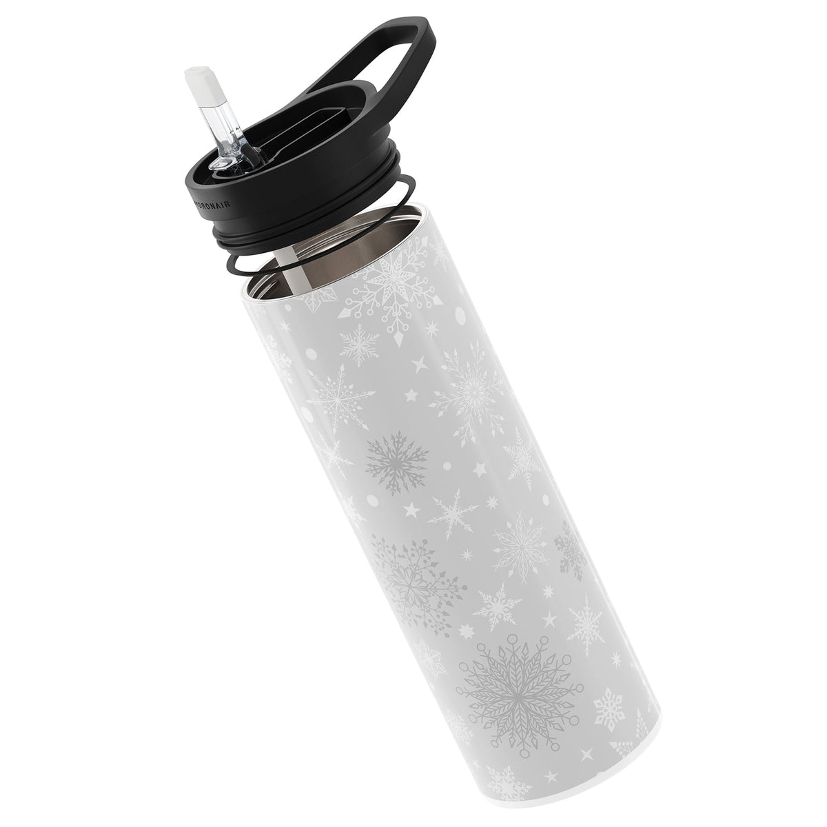 Grey Winter 560ml Reusable Bottle By Hydronair