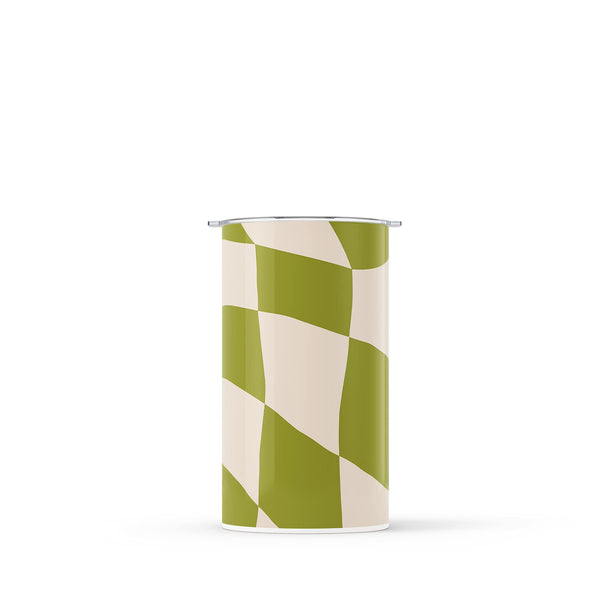 Groovy Checkered Double Walled 12oz Cup