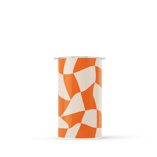 Groovy Checkered Double Walled 12oz Cup