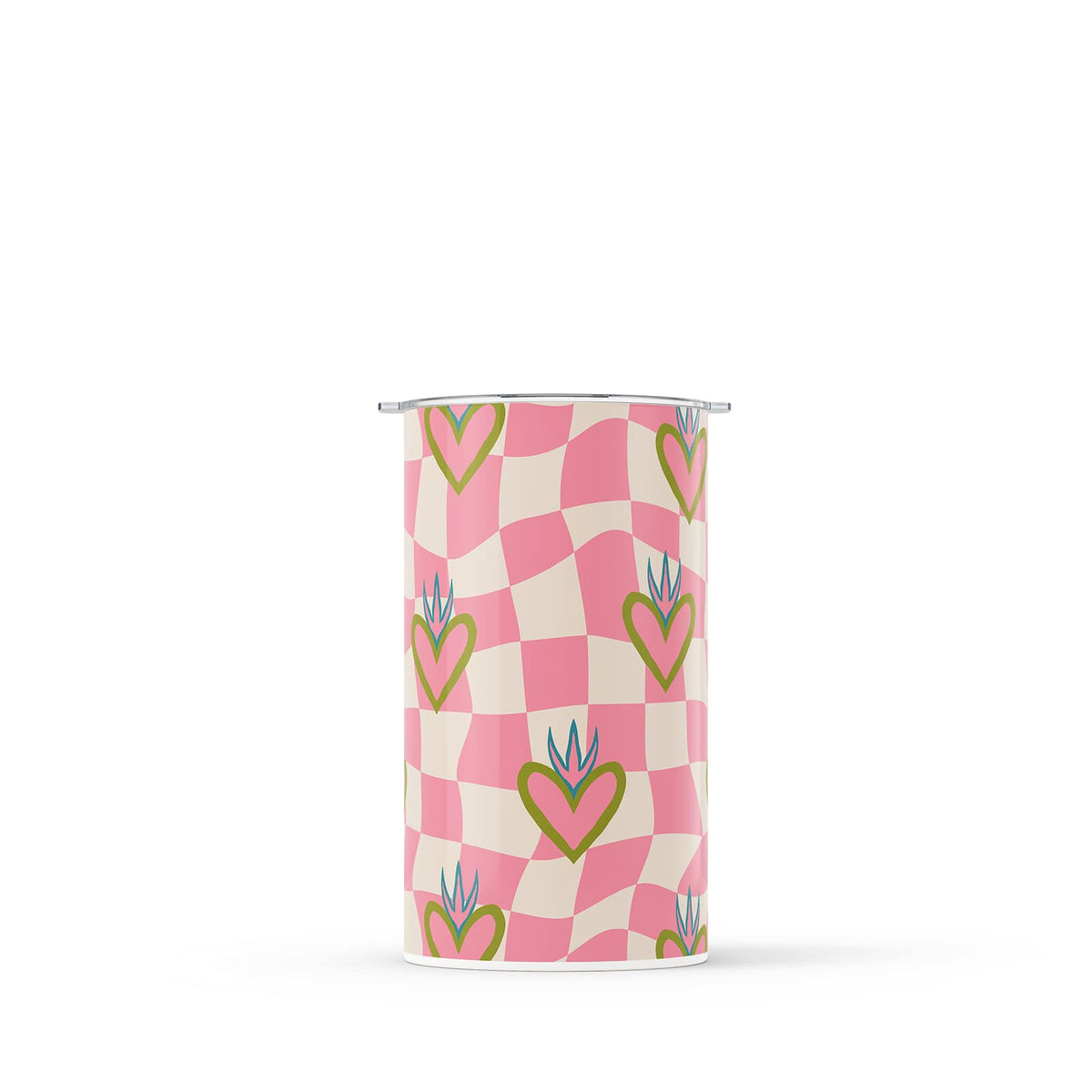 Groovy Checkered Double Walled 12oz Cup