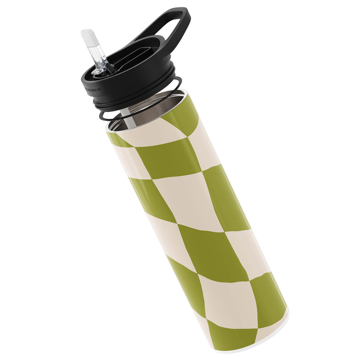 Groovy Checkered Double Walled 20oz Bottle