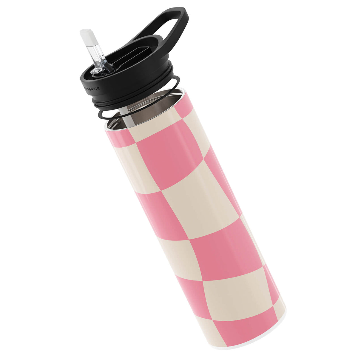 Groovy Checkered Double Walled-20oz Bottle 