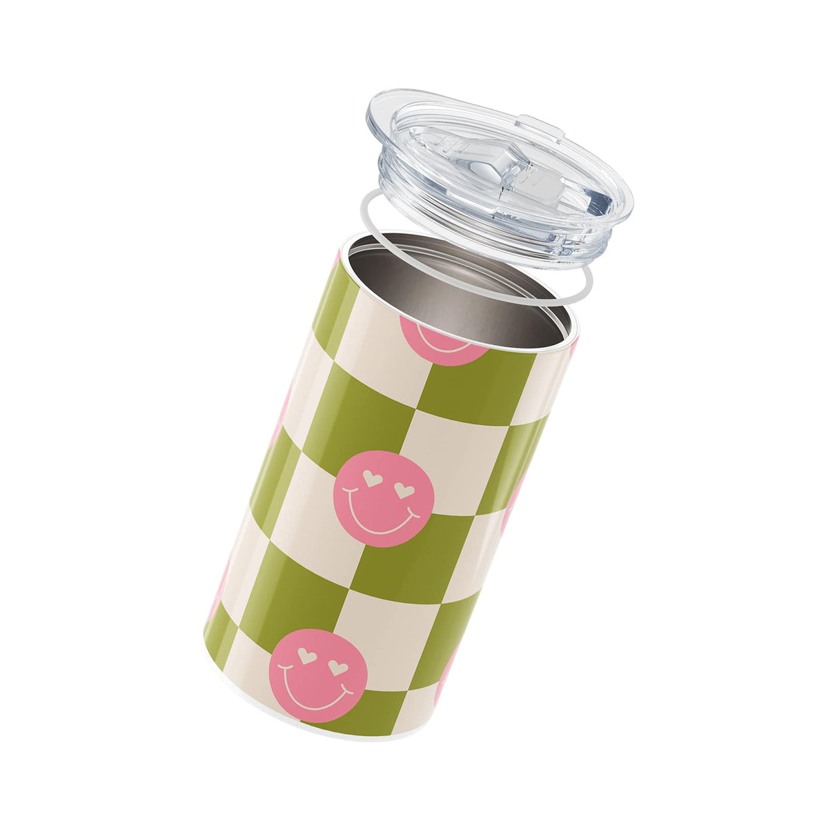 Groovy Checkered Insulated 12oz Cup