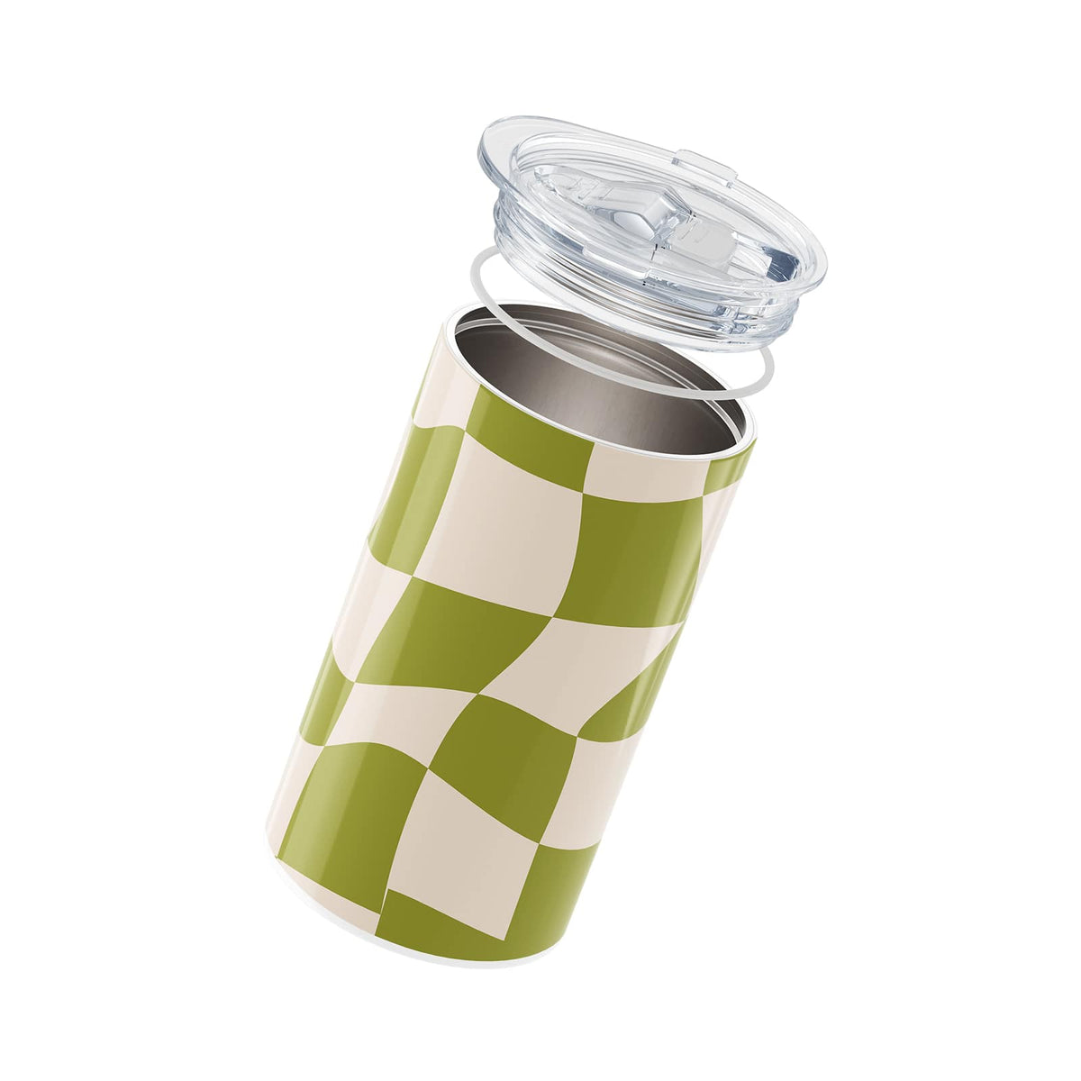 Groovy Checkered Insulated 12oz Cup