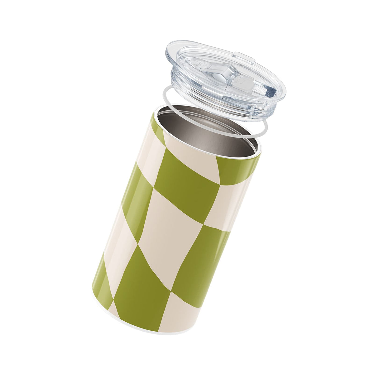 Groovy Checkered Insulated 12oz Cup