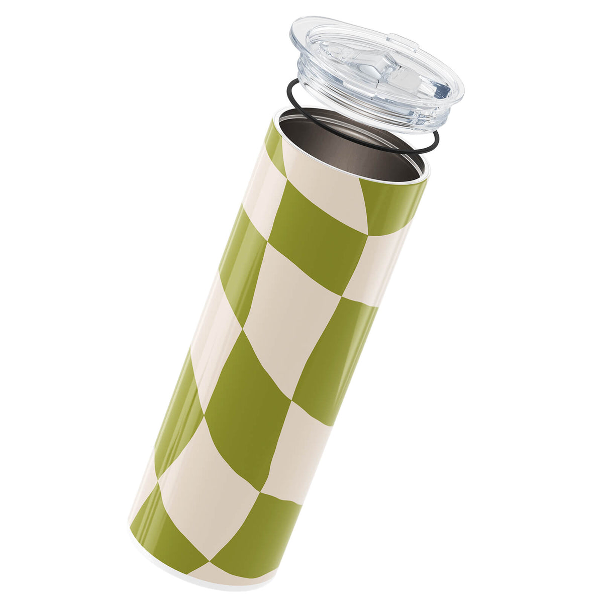 Groovy Checkered Insulated 20oz Cup