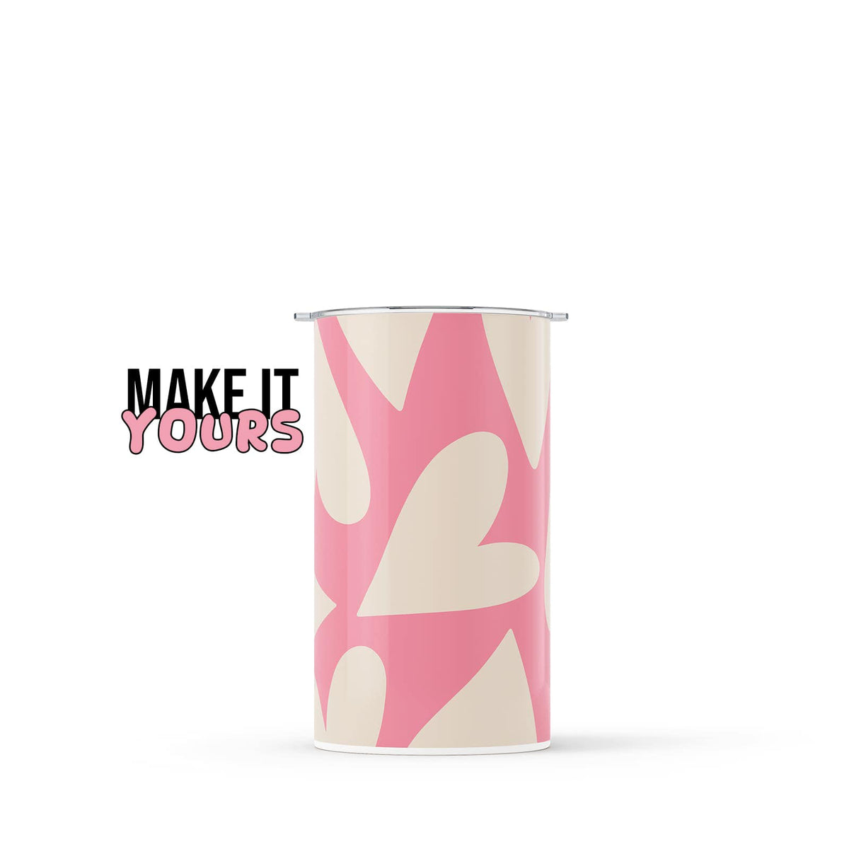 Custom "Groovy Hearts" 340ml Cup