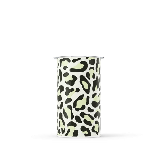 Hydronair 340ml Green Leopard Print Reusable Coffee Cup