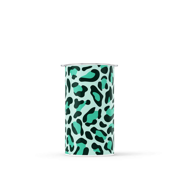 Hydronair 340ml Green Leopard Print Reusable Coffee Cup