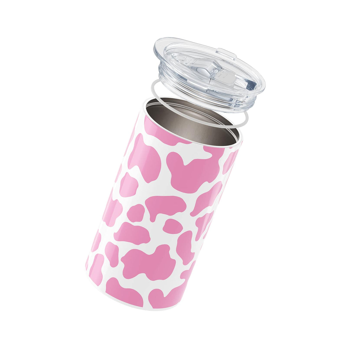 Hydronair 340ml Pink Cow Print Coffee Cup