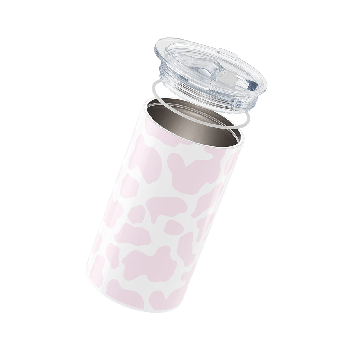 Hydronair 340ml Pink Cow Print Coffee Cup