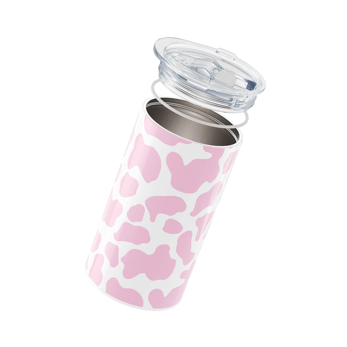 Hydronair 340ml Pink Cow Print Coffee Cup