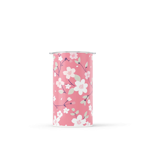 Hydronair 340ml Pink Floral Reusable Coffee Cup