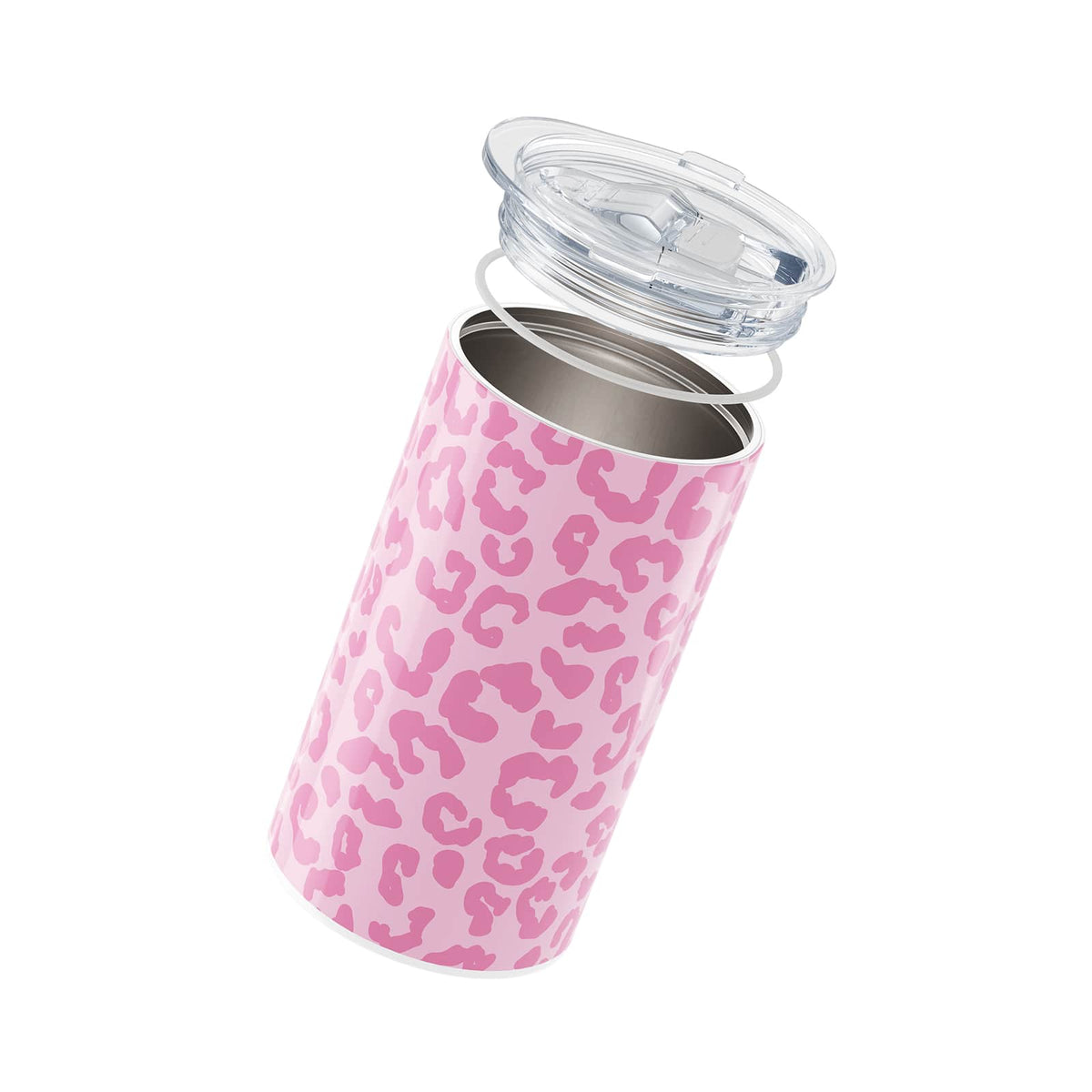 Hydronair 340ml Pink Leopard Print Coffee Cup