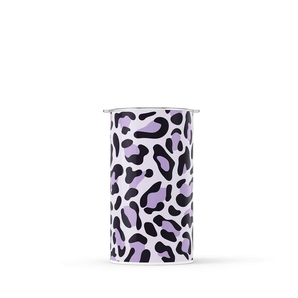 Hydronair 340ml Purple Leopard Print Reusable Coffee Cup
