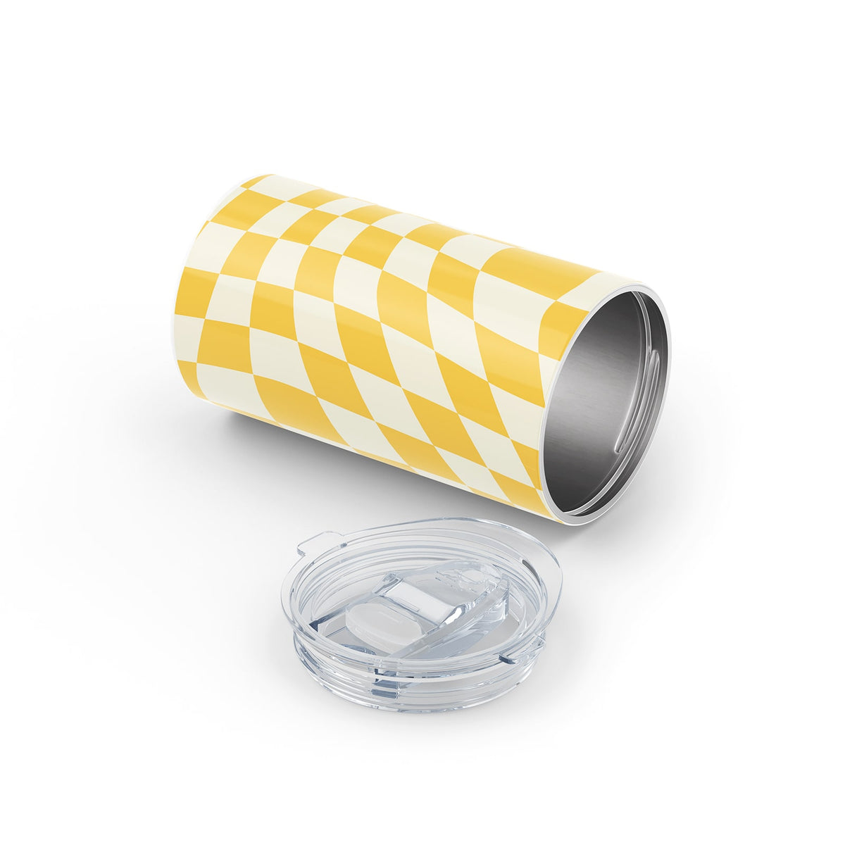 Hydronair 340ml Yellow Checkered Reusable Cup