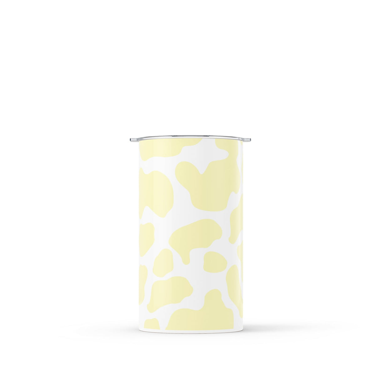Hydronair 340ml Yellow Cow Print Reusable Coffee Cup