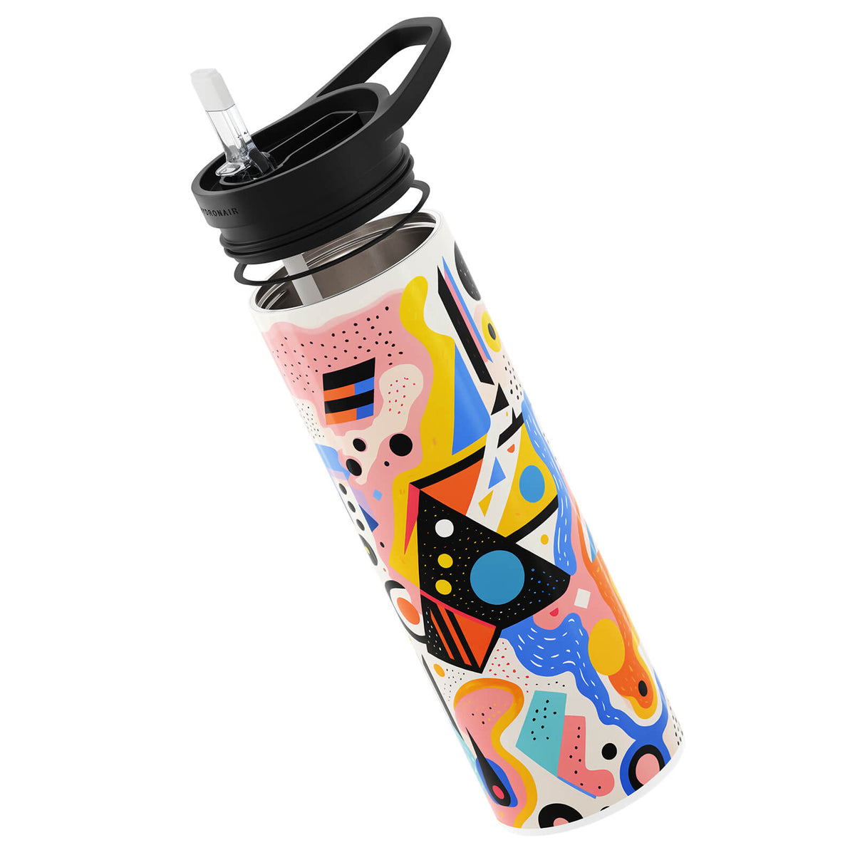Hydronair 560ml Abstract Print Reusable Bottle