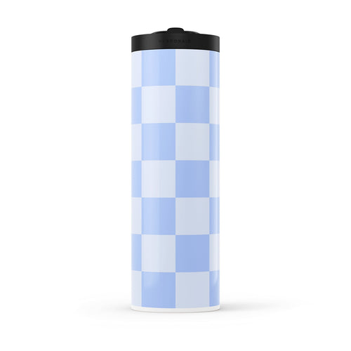 Hydronair 560ml Blue Checkered Water Bottle