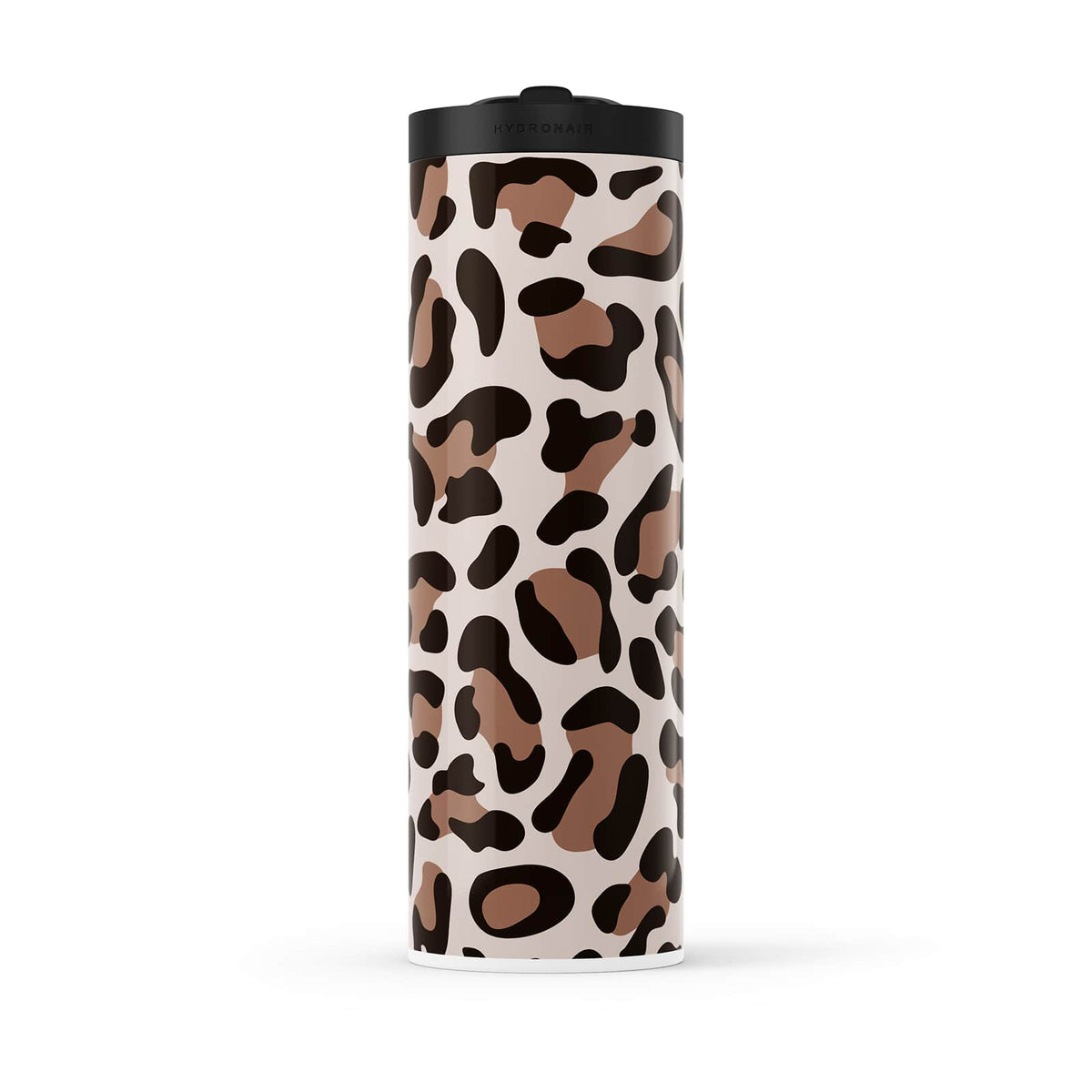 Hydronair 560ml Brown Leopard Print Water Bottle