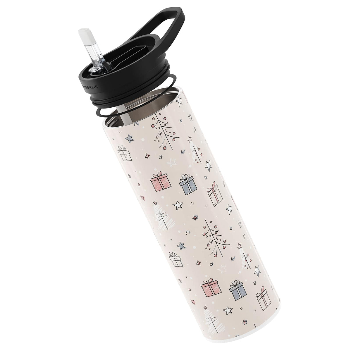 Hydronair 560ml Christmas Reusable Bottle