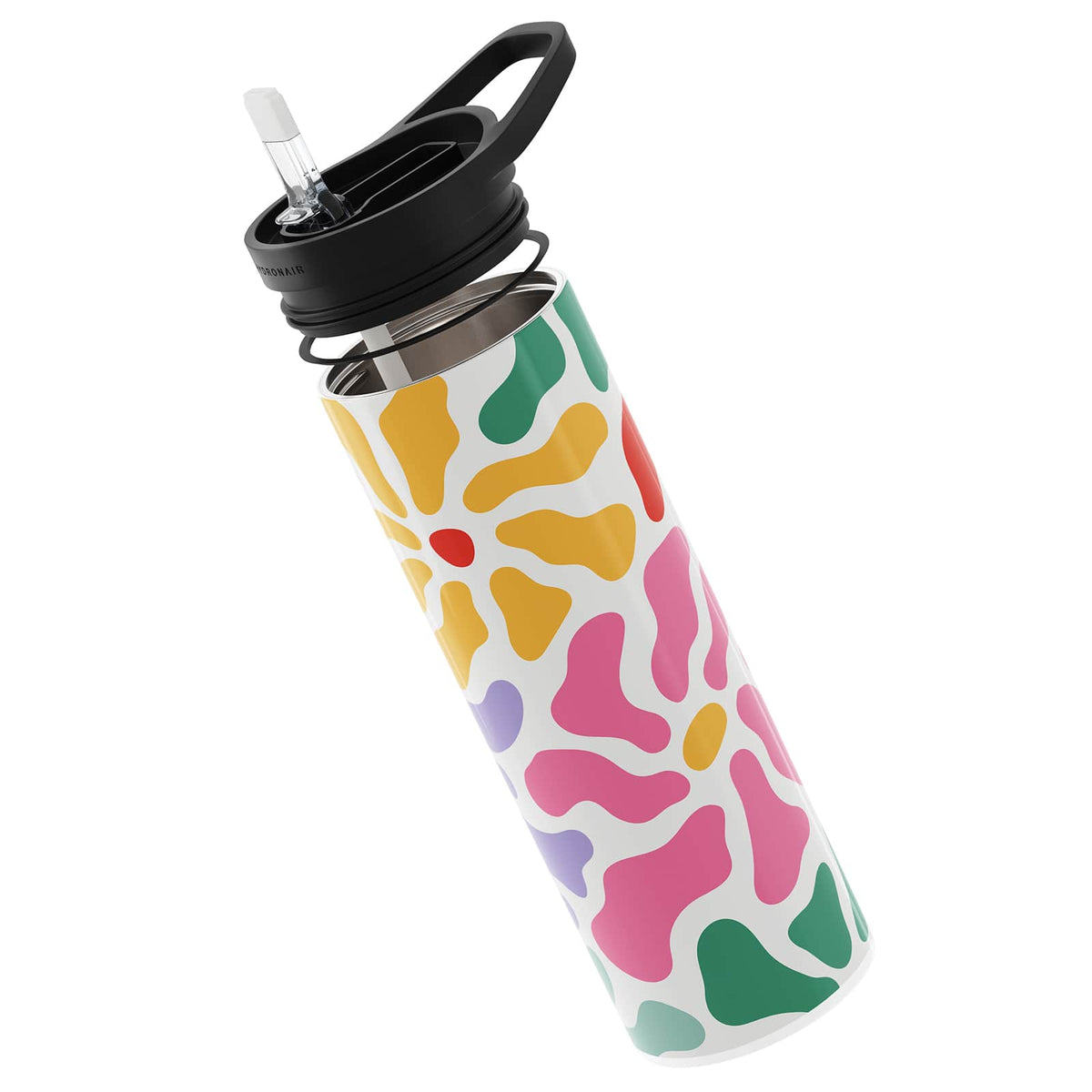 Hydronair 560ml Floral Reusable Bottle