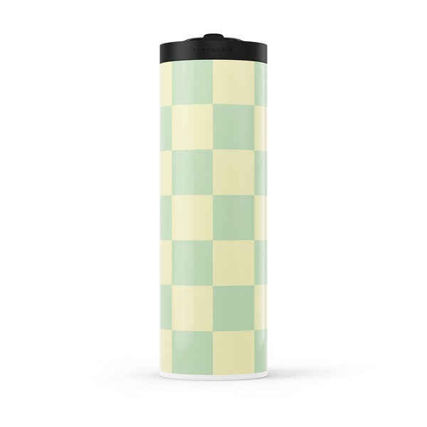 Hydronair 560ml Green Checkered Water Bottle