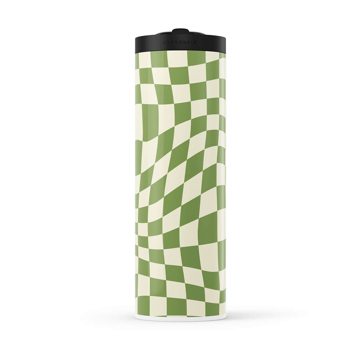 Hydronair 560ml Green Checkered Water Bottle