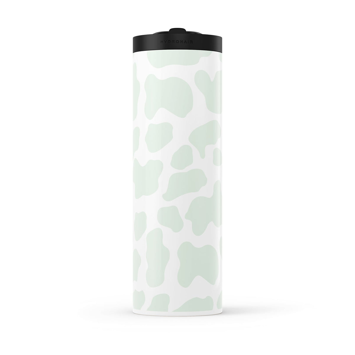 Hydronair 560ml Green Cow Print Water Bottle