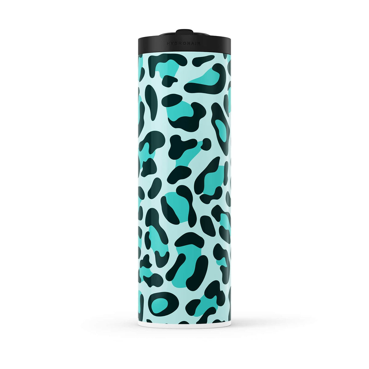 Hydronair 560ml Green Leopard Print Water Bottle