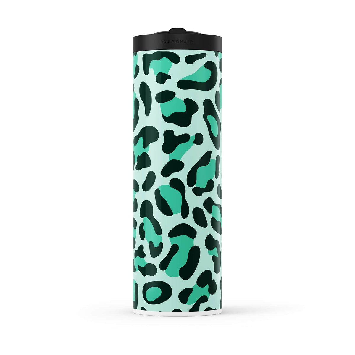 Hydronair 560ml Green Leopard Print Water Bottle