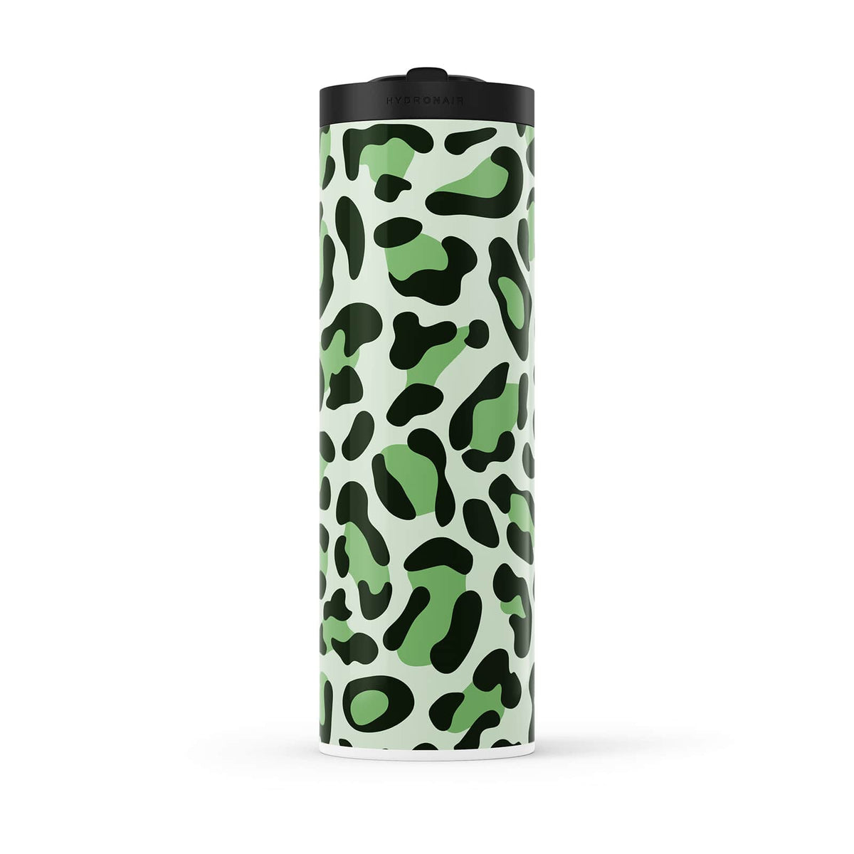 Hydronair 560ml Green Leopard Print Water Bottle