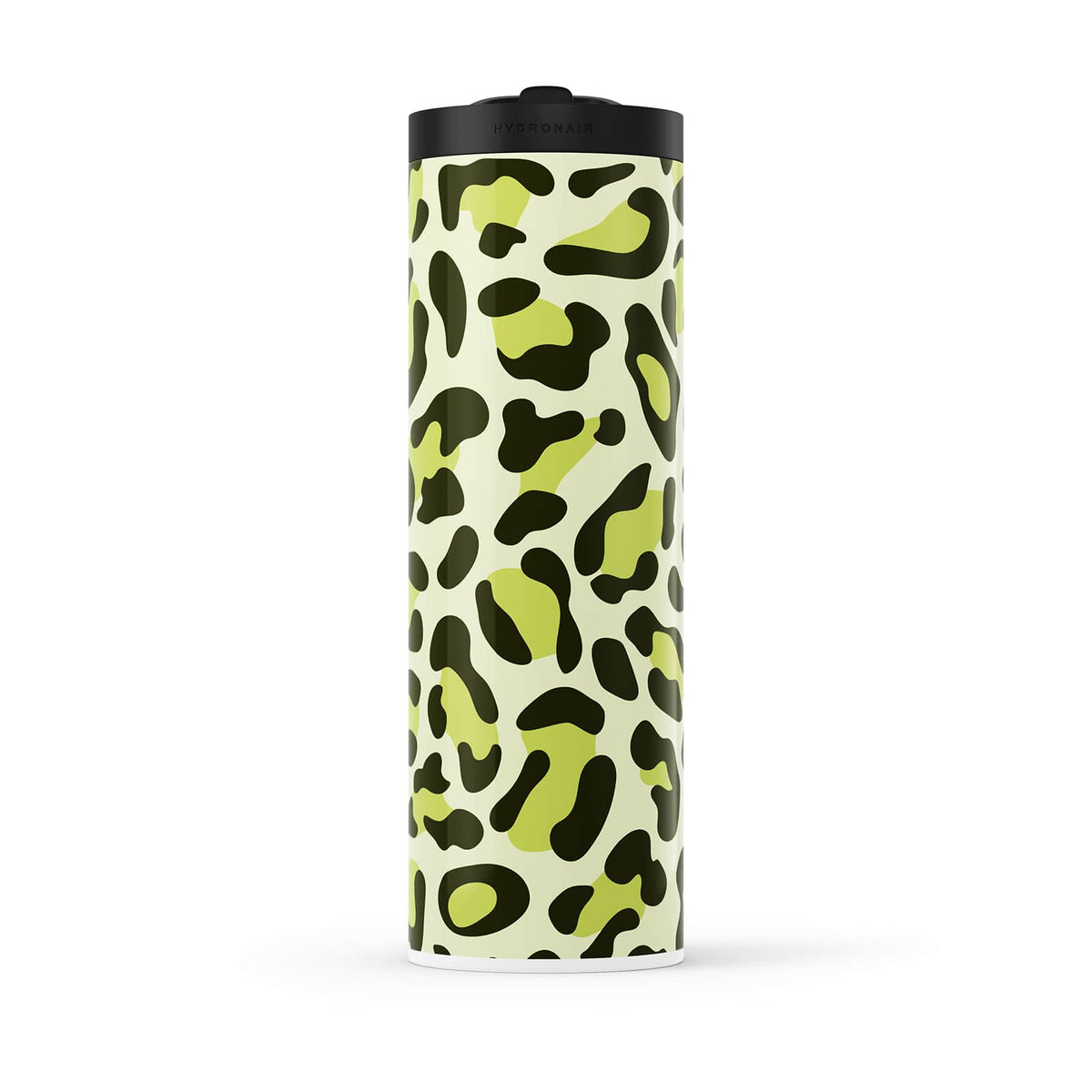 Hydronair 560ml Green Leopard Print Water Bottle