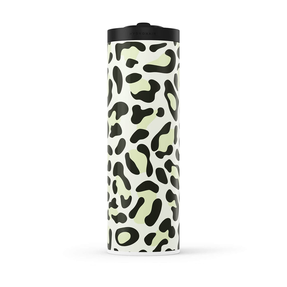 Hydronair 560ml Green Leopard Print Water Bottle
