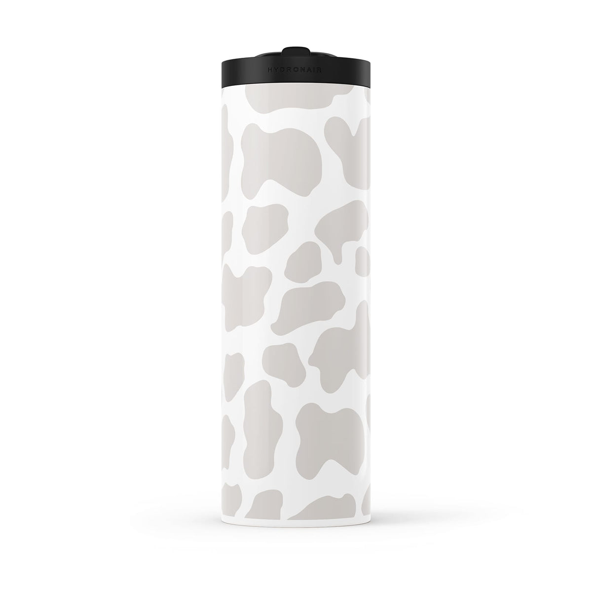 Hydronair 560ml Grey Cow Print Water Bottle
