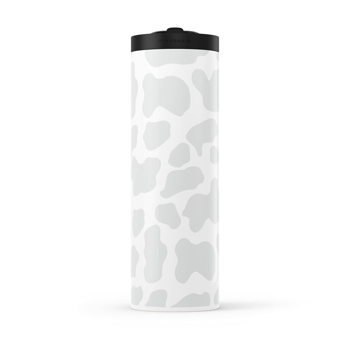 Hydronair 560ml Grey Cow Print Water Bottle