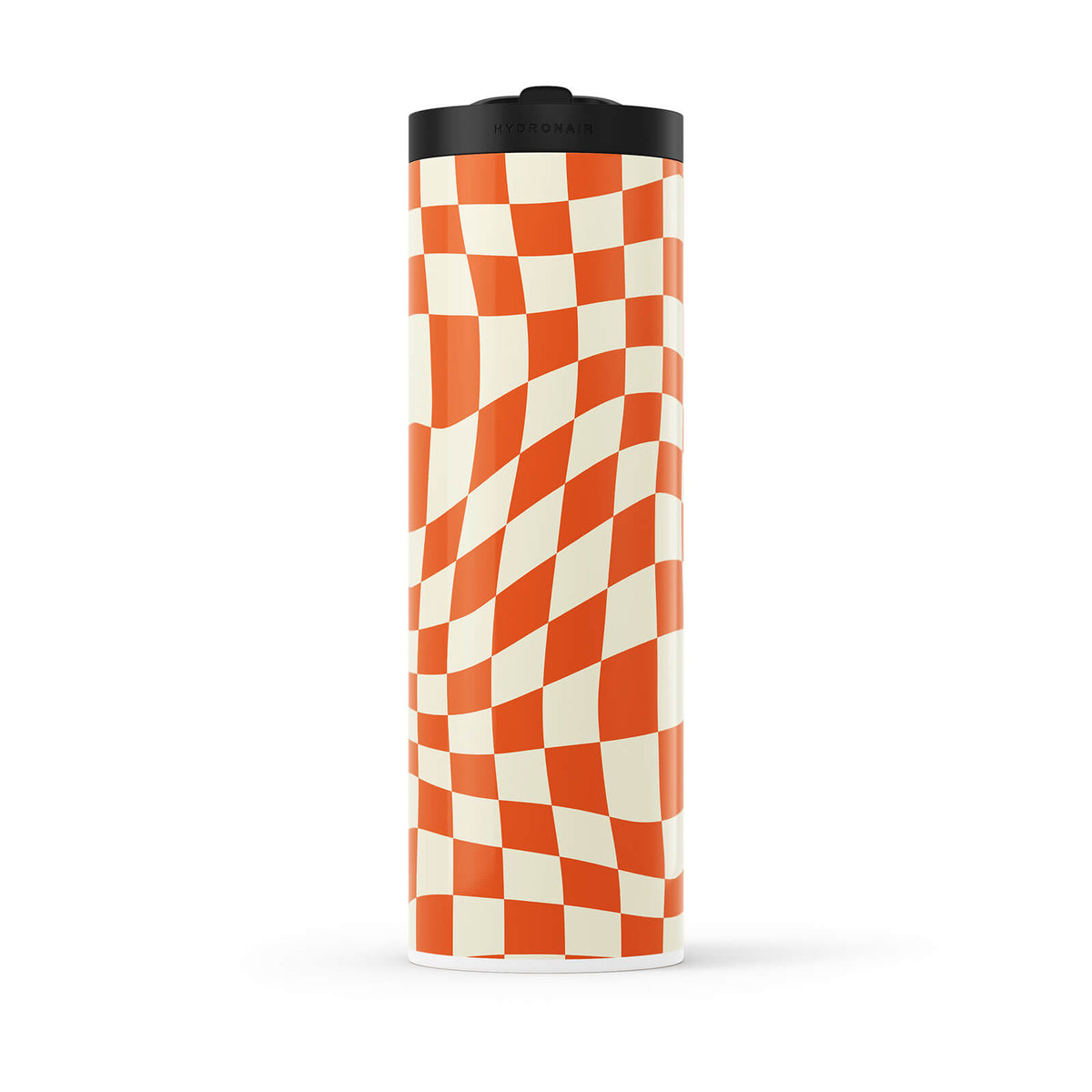 Hydronair 560ml Orange Checkered Water Bottle