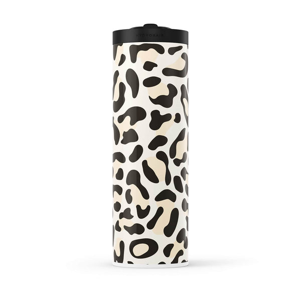 Hydronair 560ml Peach Leopard Print Water Bottle