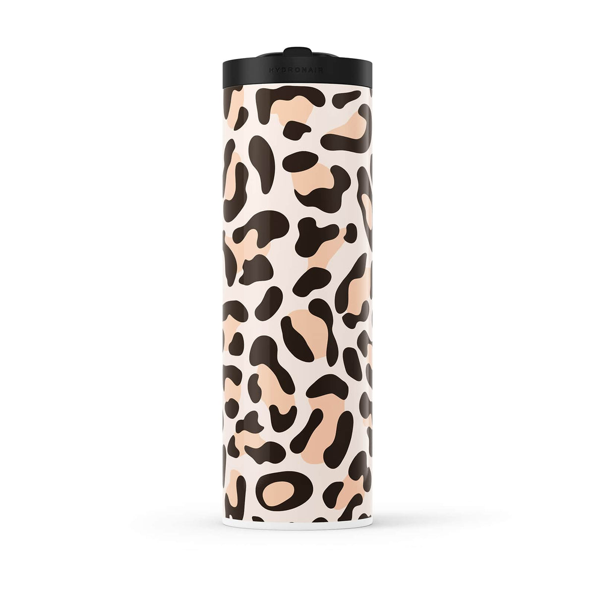 Hydronair 560ml Peach Leopard Print Water Bottle