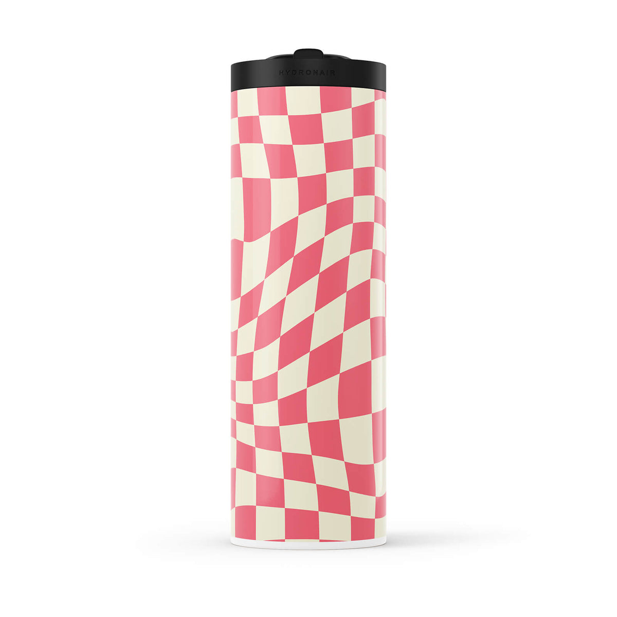 Hydronair 560ml Pink Checkered Water Bottle