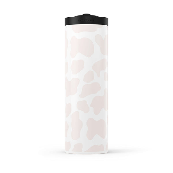 Hydronair 560ml Pink Cow Print Water Bottle