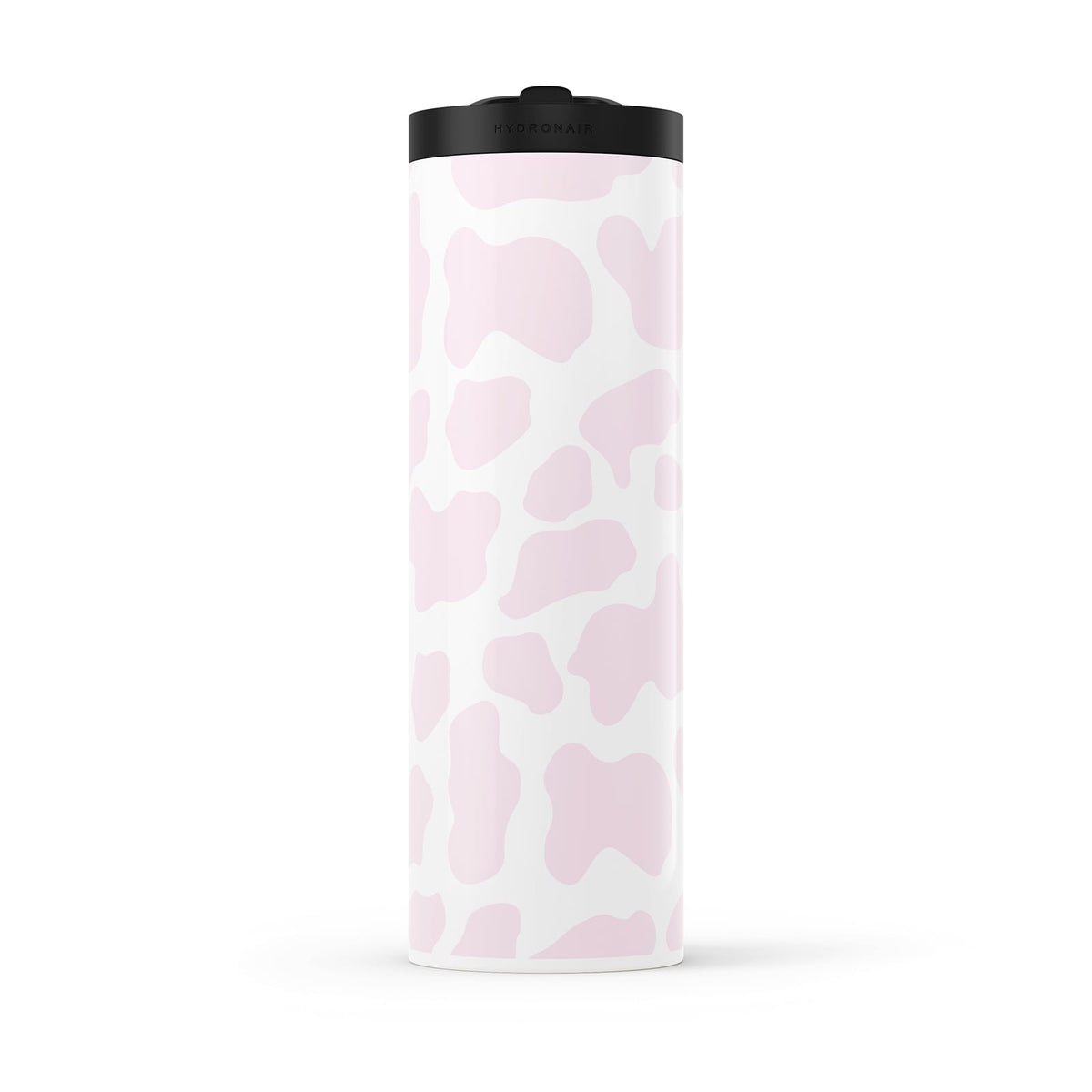 Hydronair 560ml Pink Cow Print Water Bottle