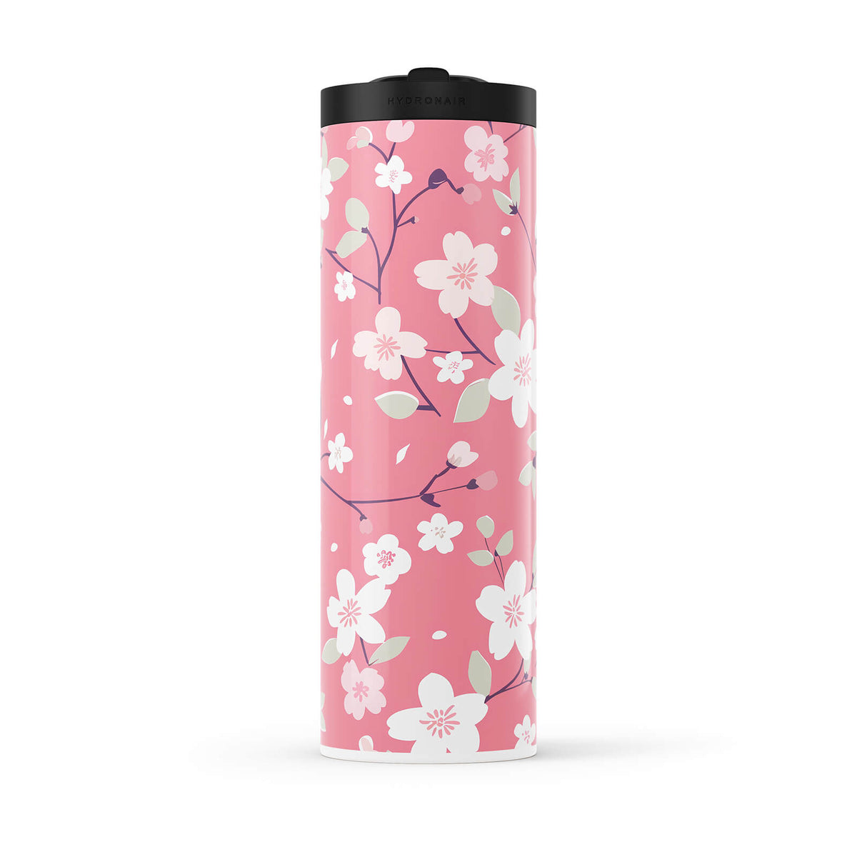 Hydronair 560ml Pink Floral Print Water Bottle