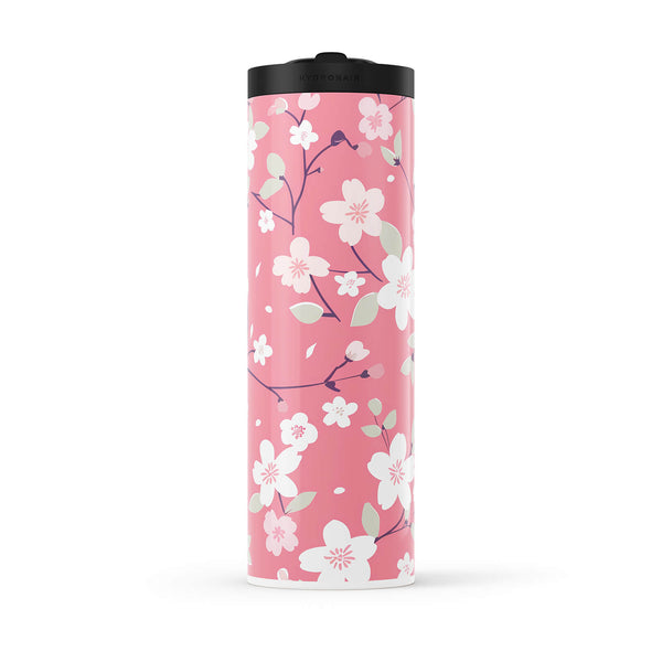 Hydronair 560ml Pink Floral Print Water Bottle