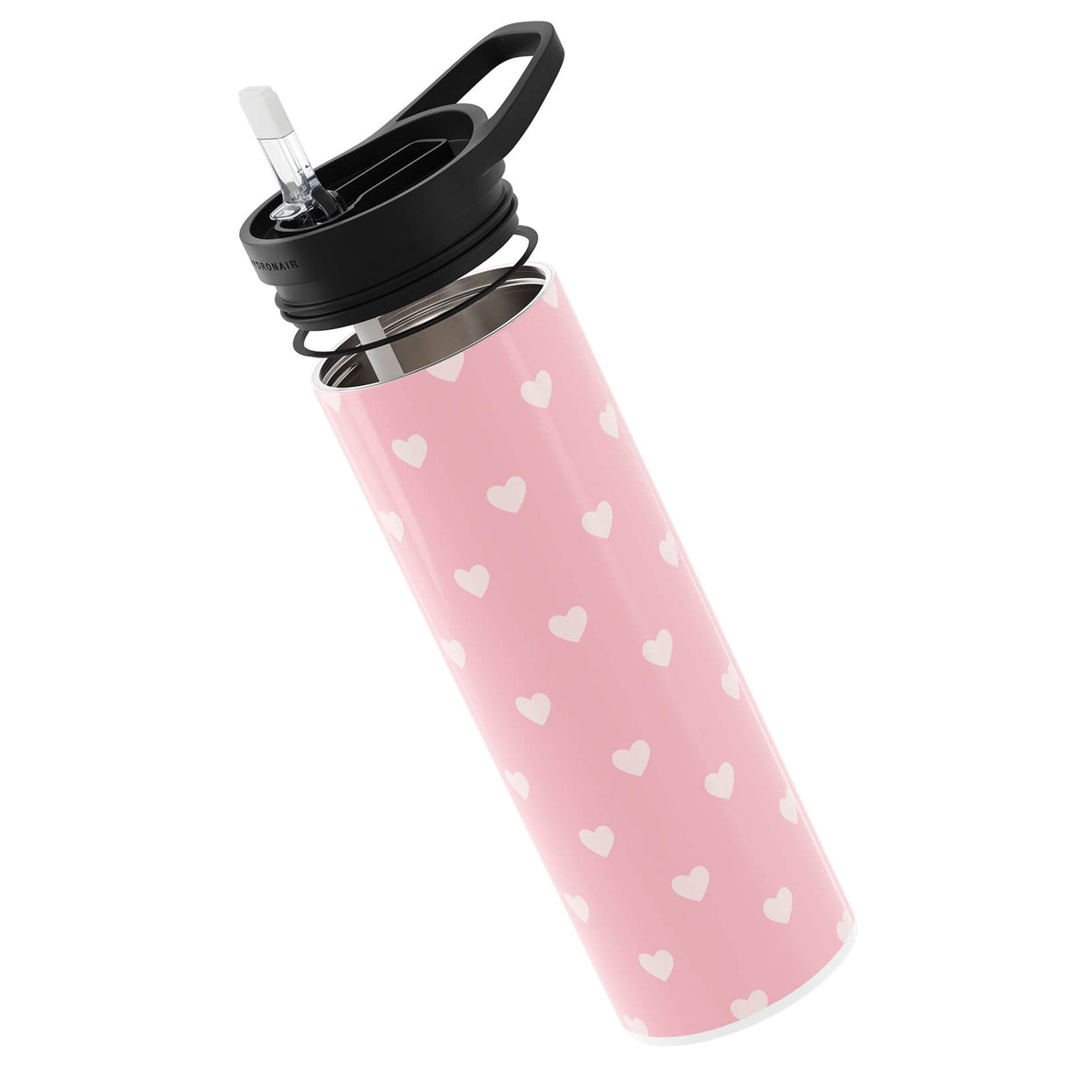 Hydronair 560ml Pink Valentines Reusable Bottle