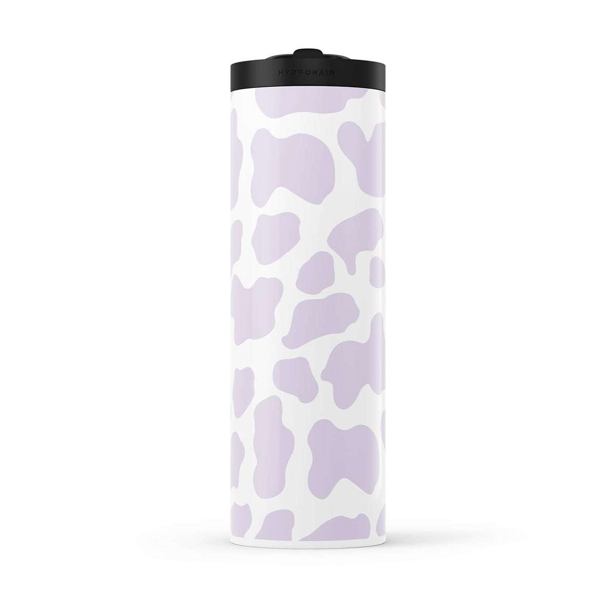 Hydronair 560ml Purple Cow Print Water Bottle