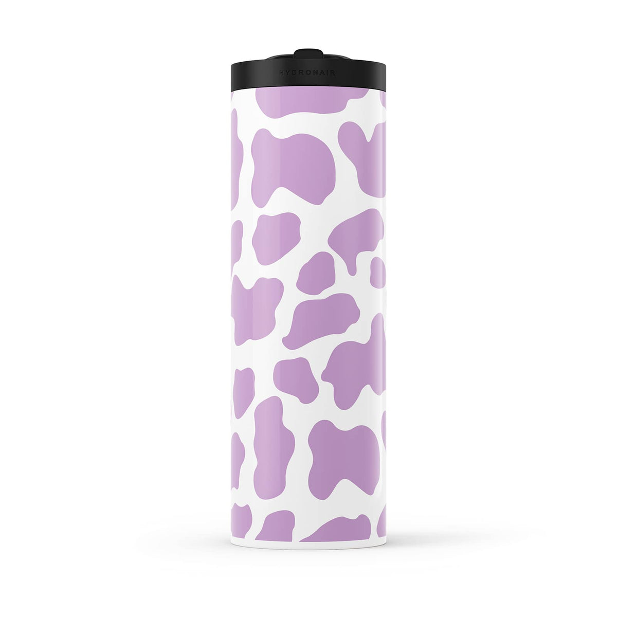 Hydronair 560ml Purple Cow Print Water Bottle