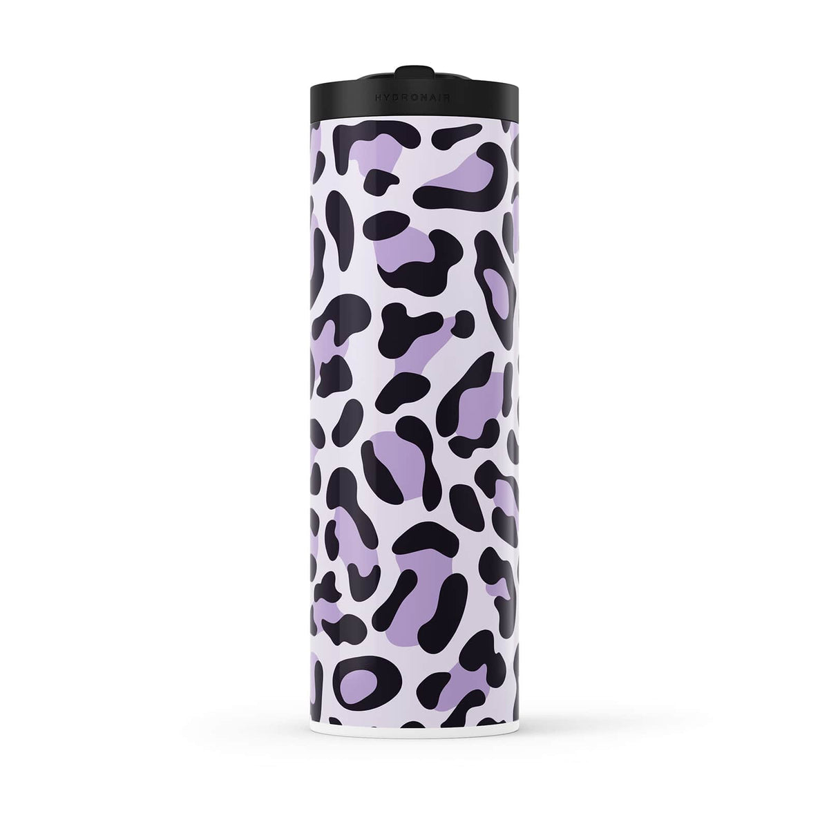 Hydronair 560ml Purple Leopard Print Water Bottle