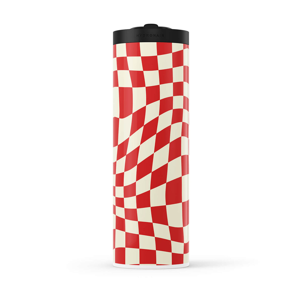 Hydronair 560ml Red Checkered Water Bottle